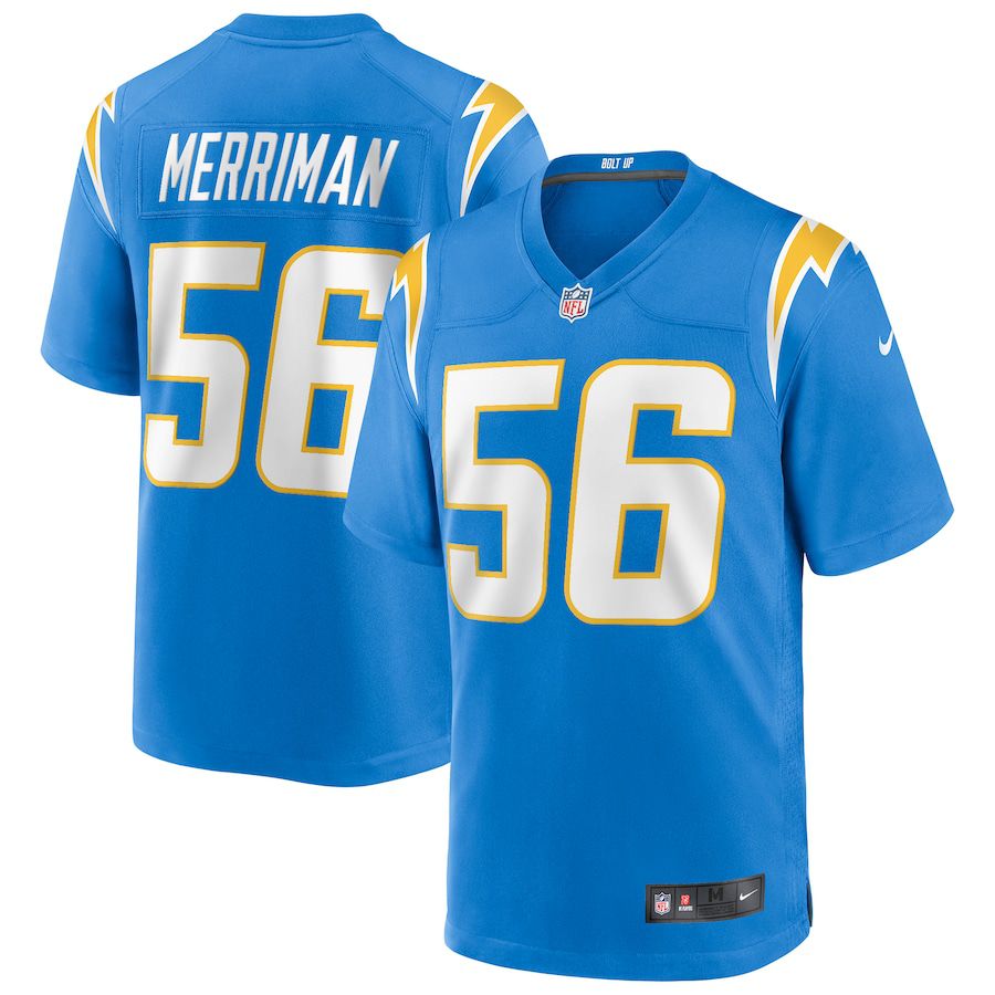 Men Los Angeles Chargers #56 Shawne Merriman Nike Powder Blue Game Retired Player NFL Jersey
